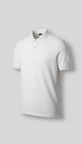 Modern-Fit Porcelain White Polo