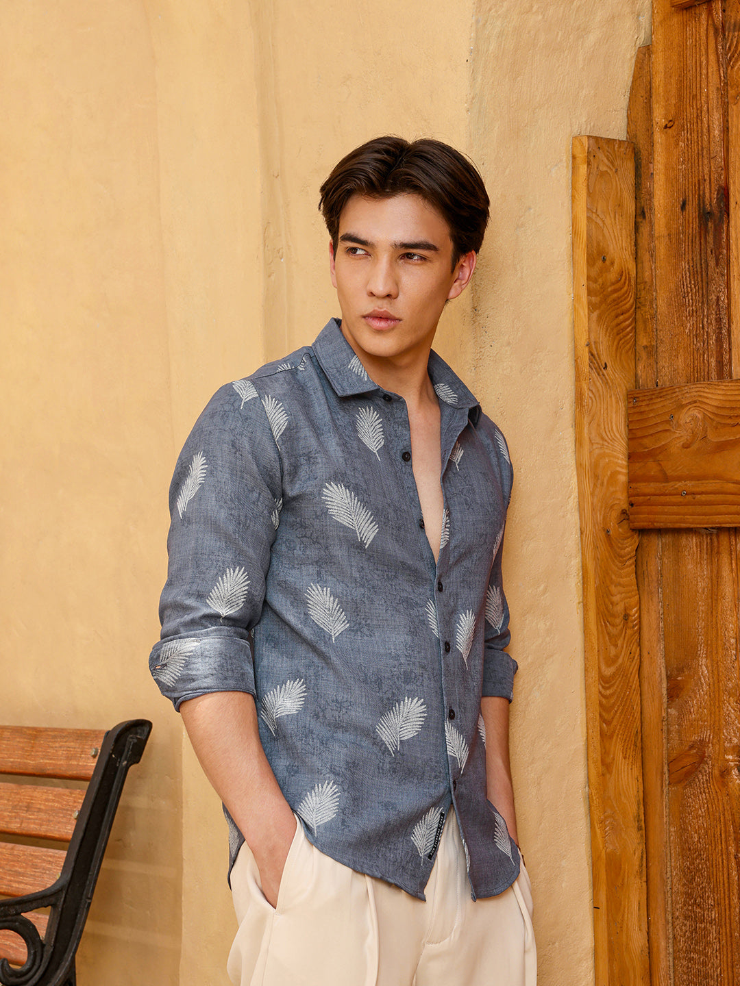 Men's Shirt Cotton Dobby