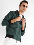 Zip-Front Jacket With Fleece Collar