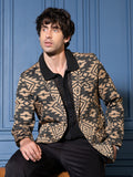 Tailored Aztec-Block Jacquard Blazer