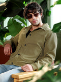 Crease-Tactile Panelled Jacket