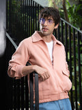 Zip-Front Knit Jacket
