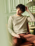 Drip-Jacquard Pullover Sweater