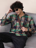 Plaid-Check Utility Shacket