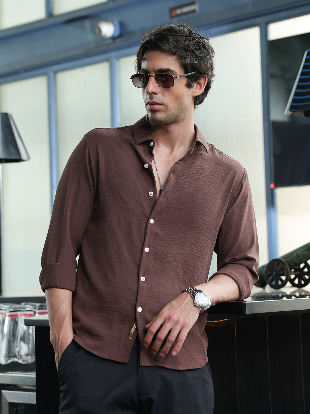Solid Relaxed Shirt