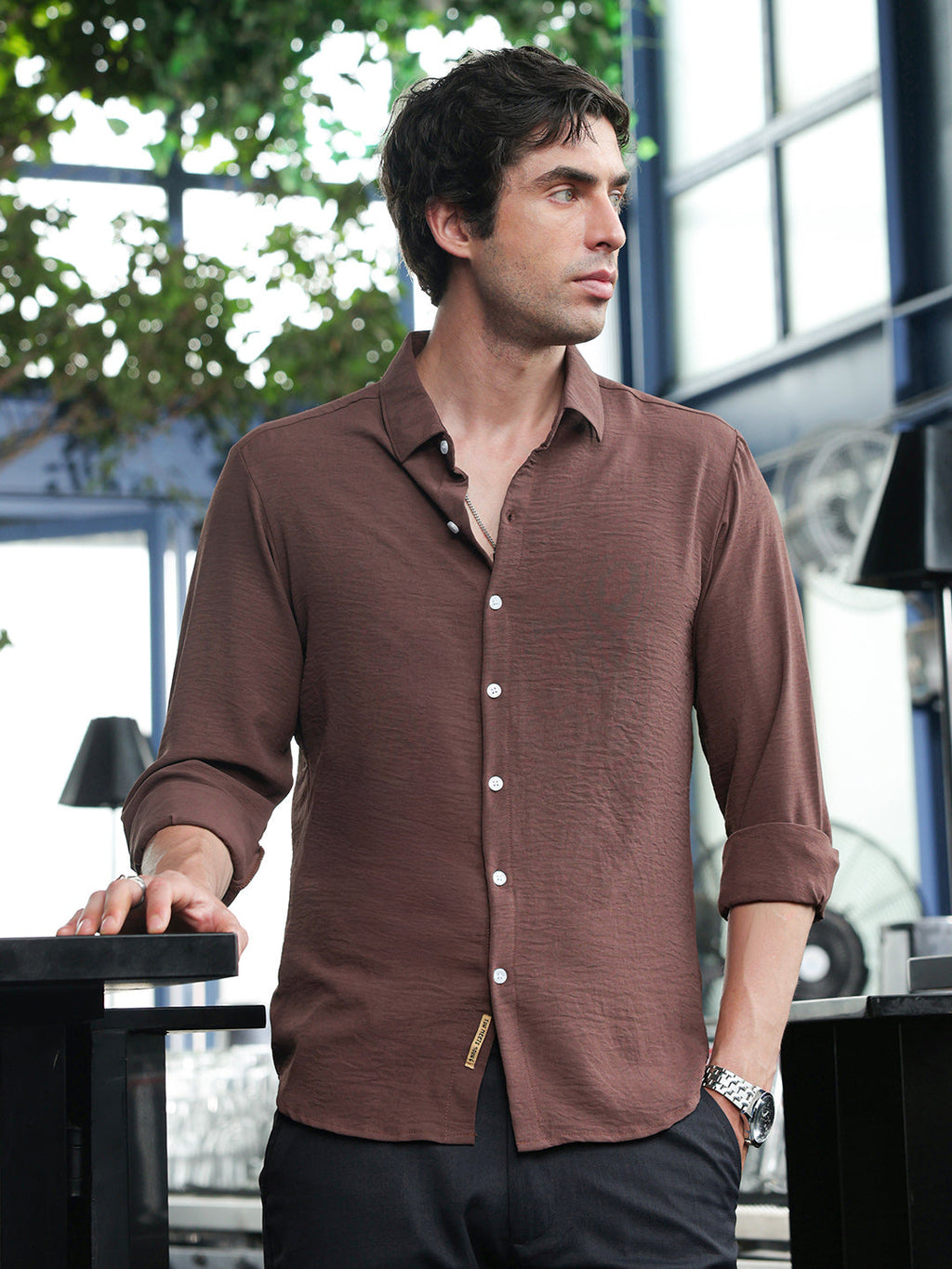 Solid Relaxed Shirt