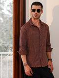 Regular Fit Textured Casual Shirt