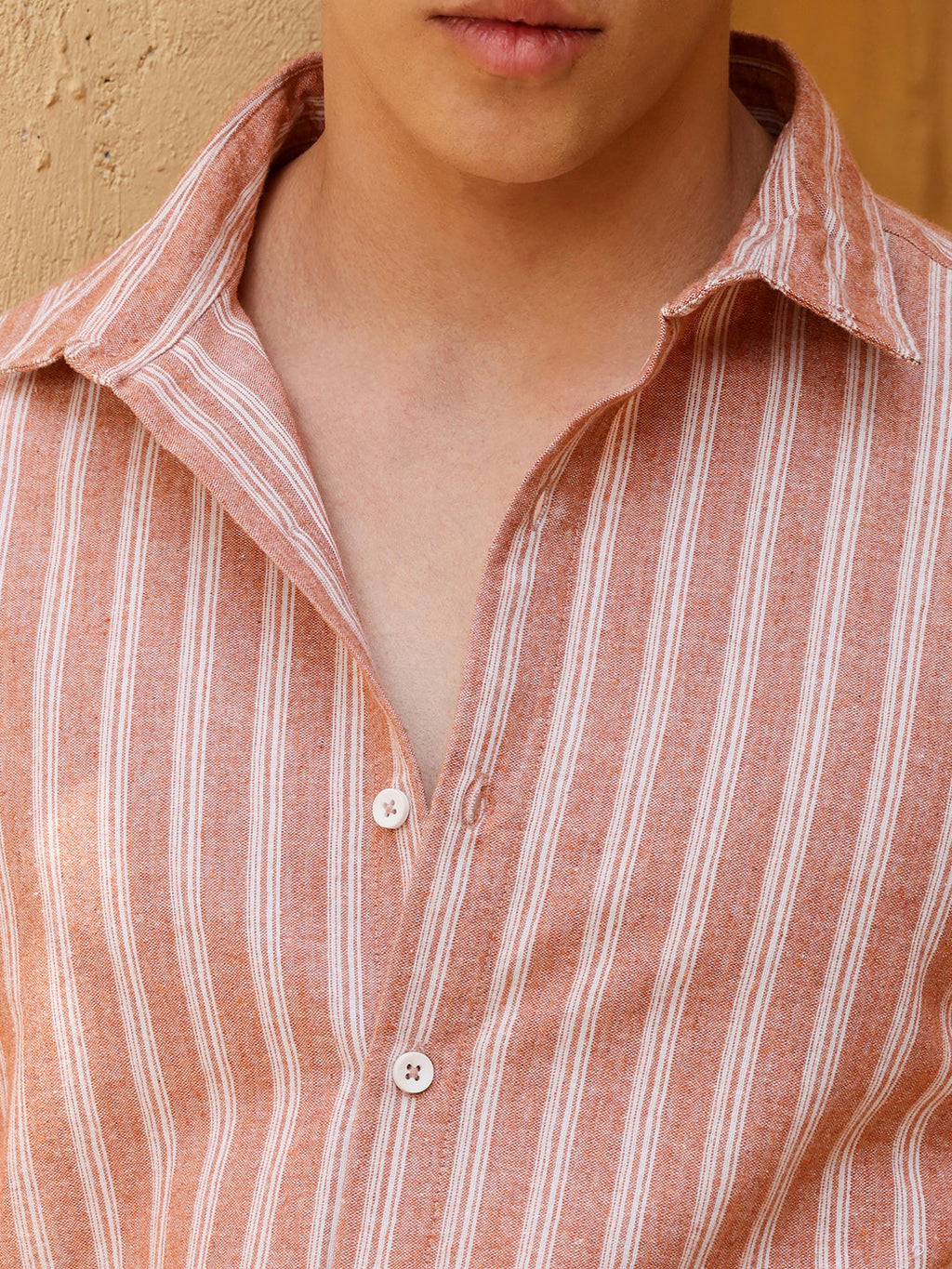 Men's Shirt Poly Cotton Yarn Dyed Stripes