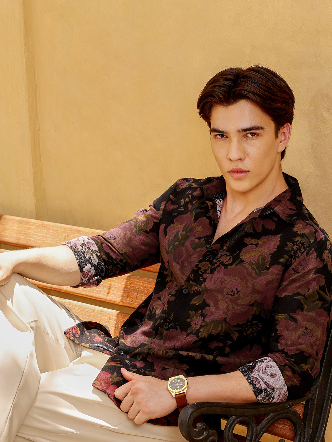 Men's Shirt Cotton All Over Print