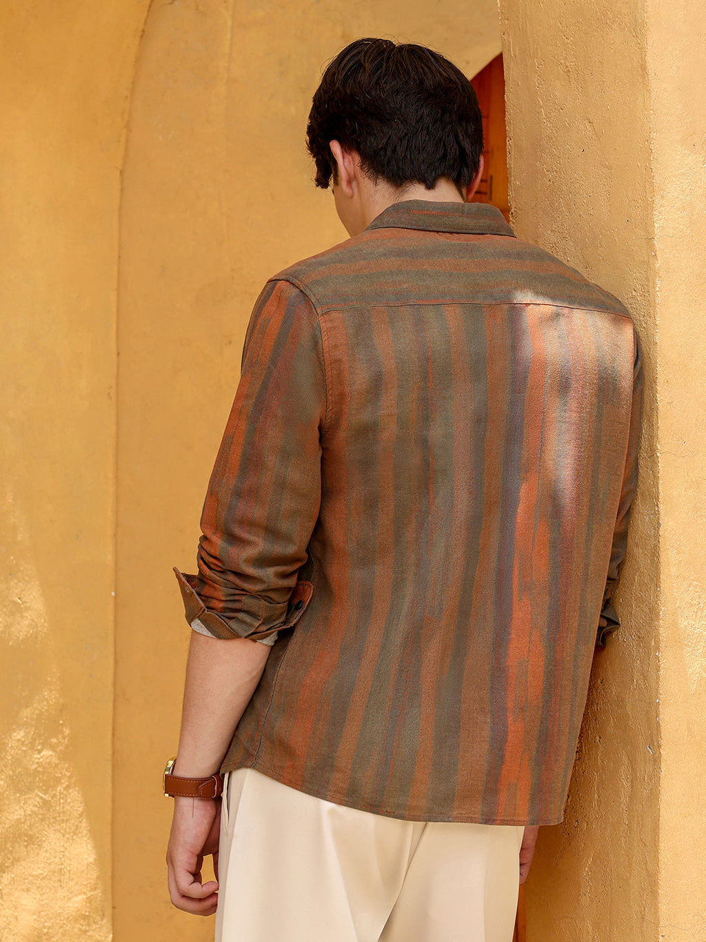 Men's Shirt Cotton All Over Print