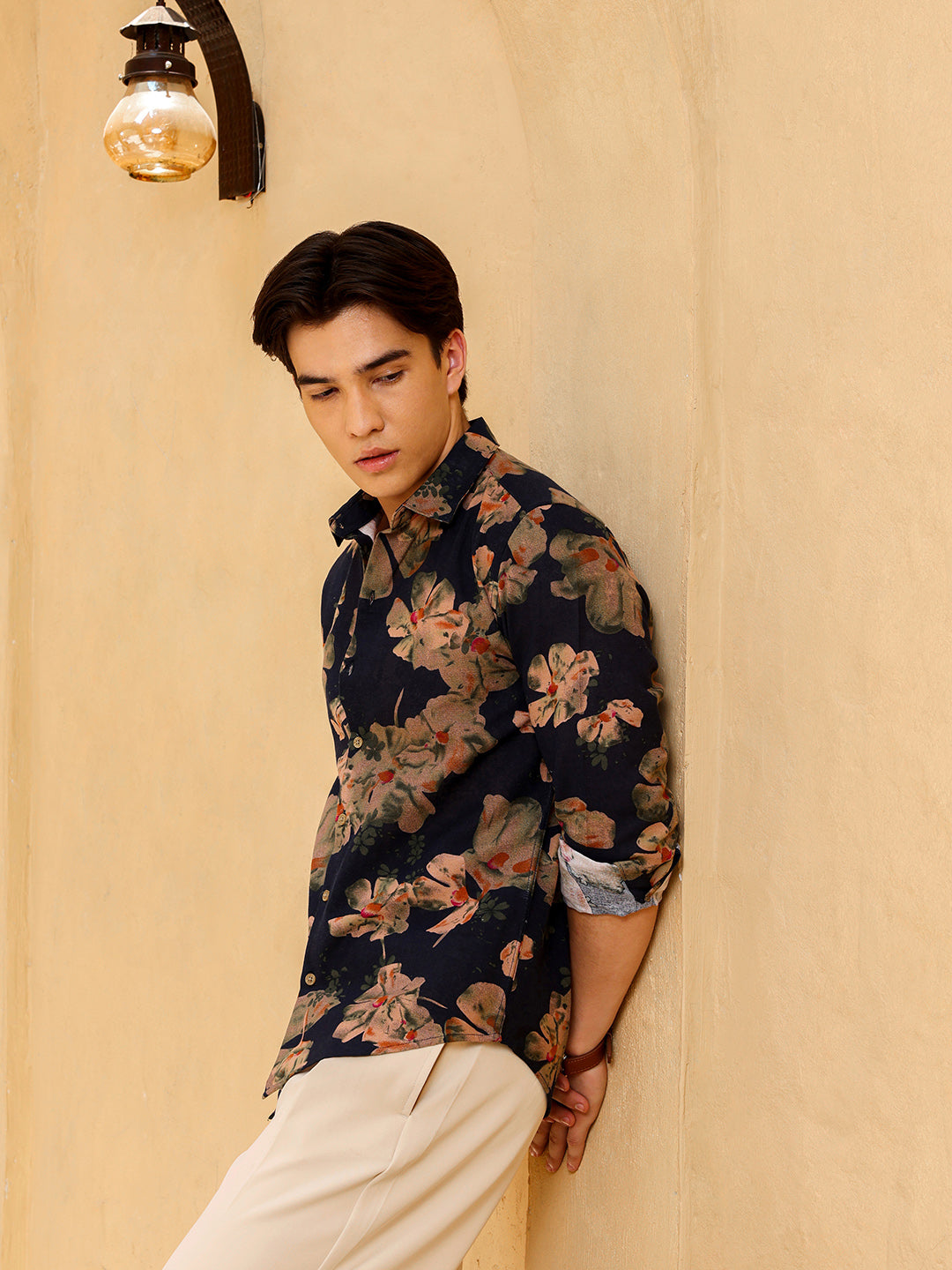 Men's Shirt Cotton All Over Print