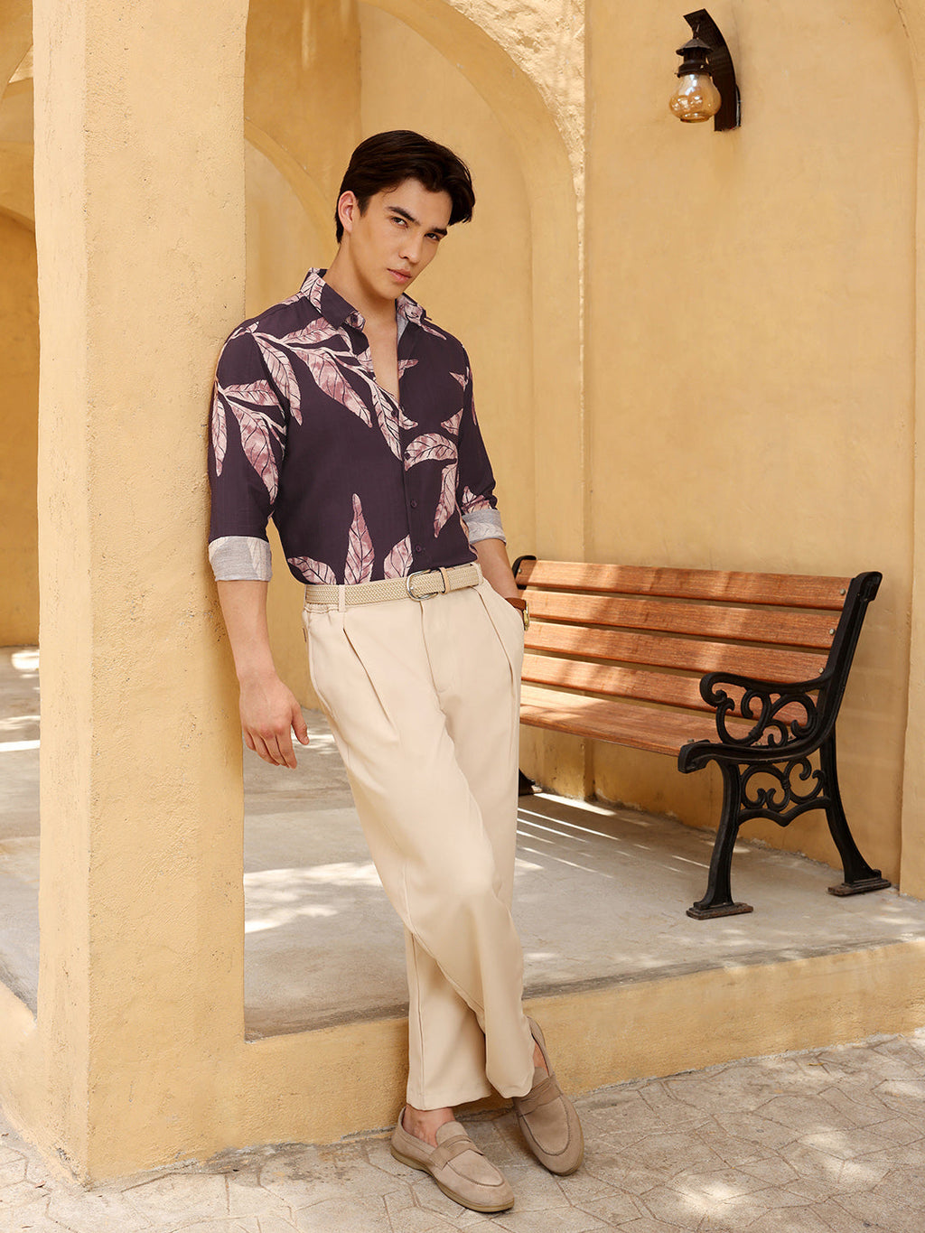 Men's Shirt Cotton All Over Print