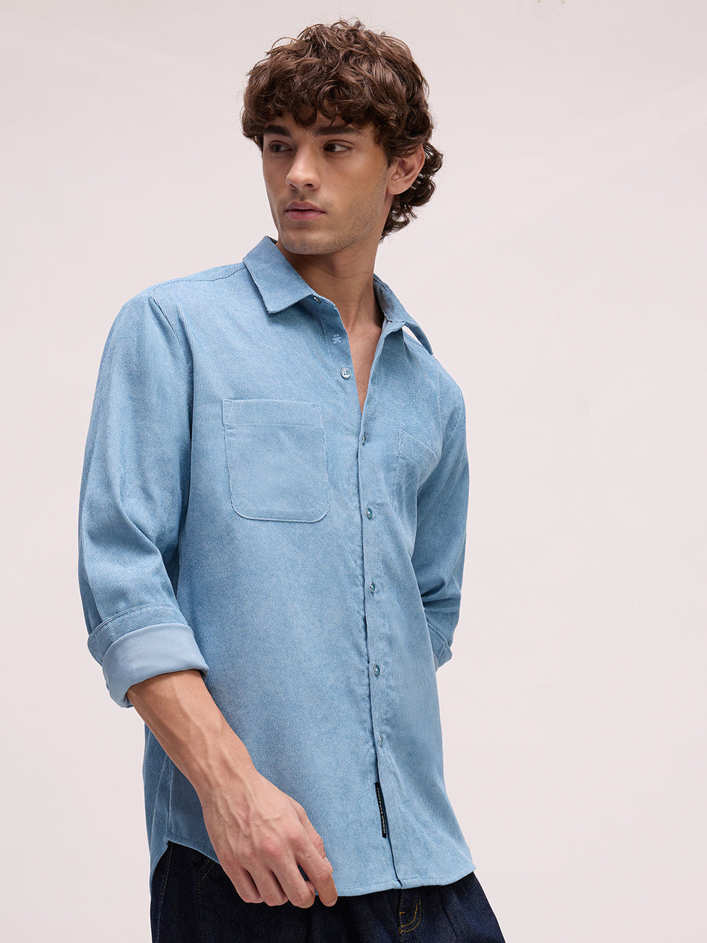 Men's Cordrouy Regular Fit Shirt