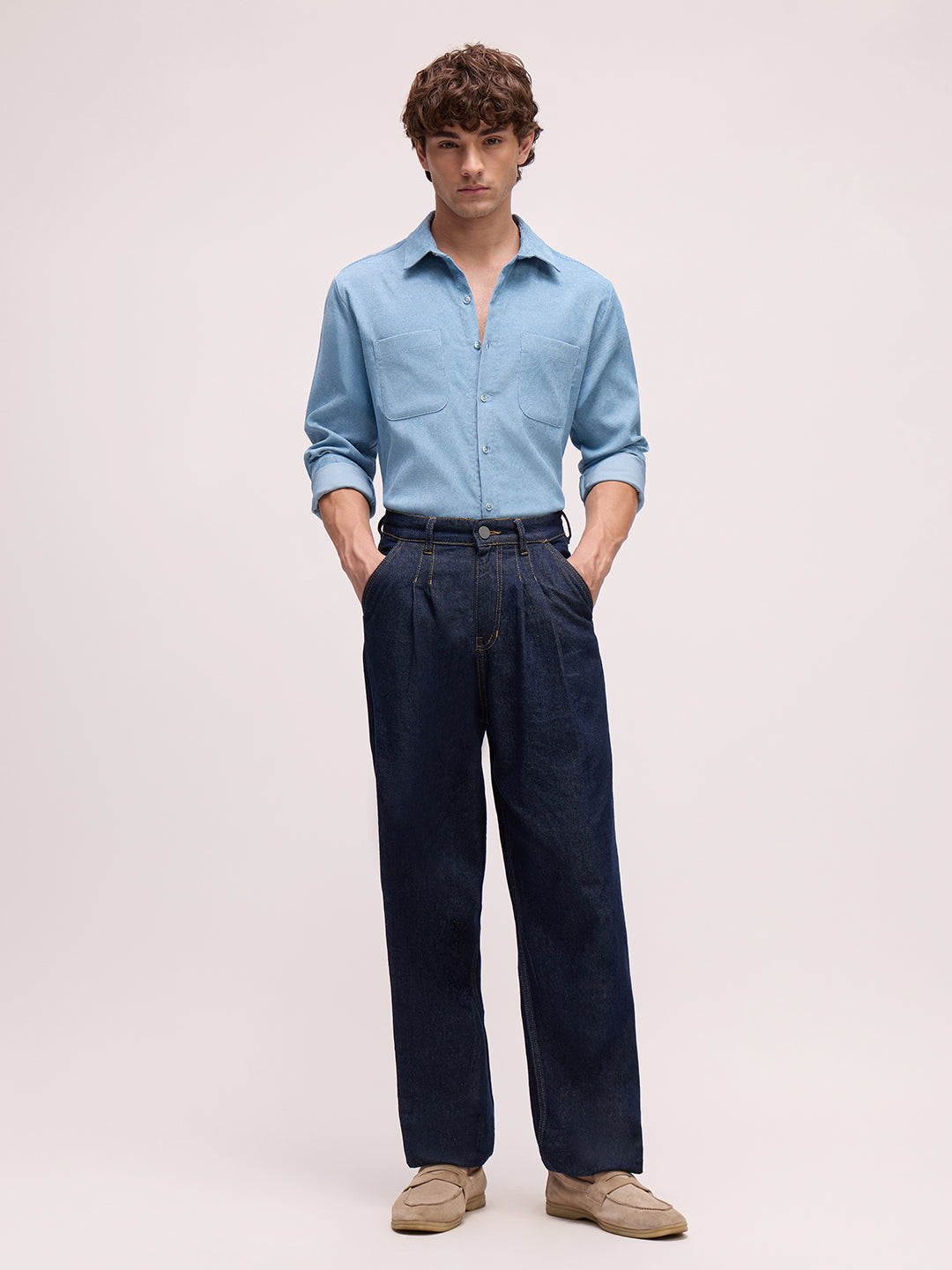 Men's Cordrouy Regular Fit Shirt