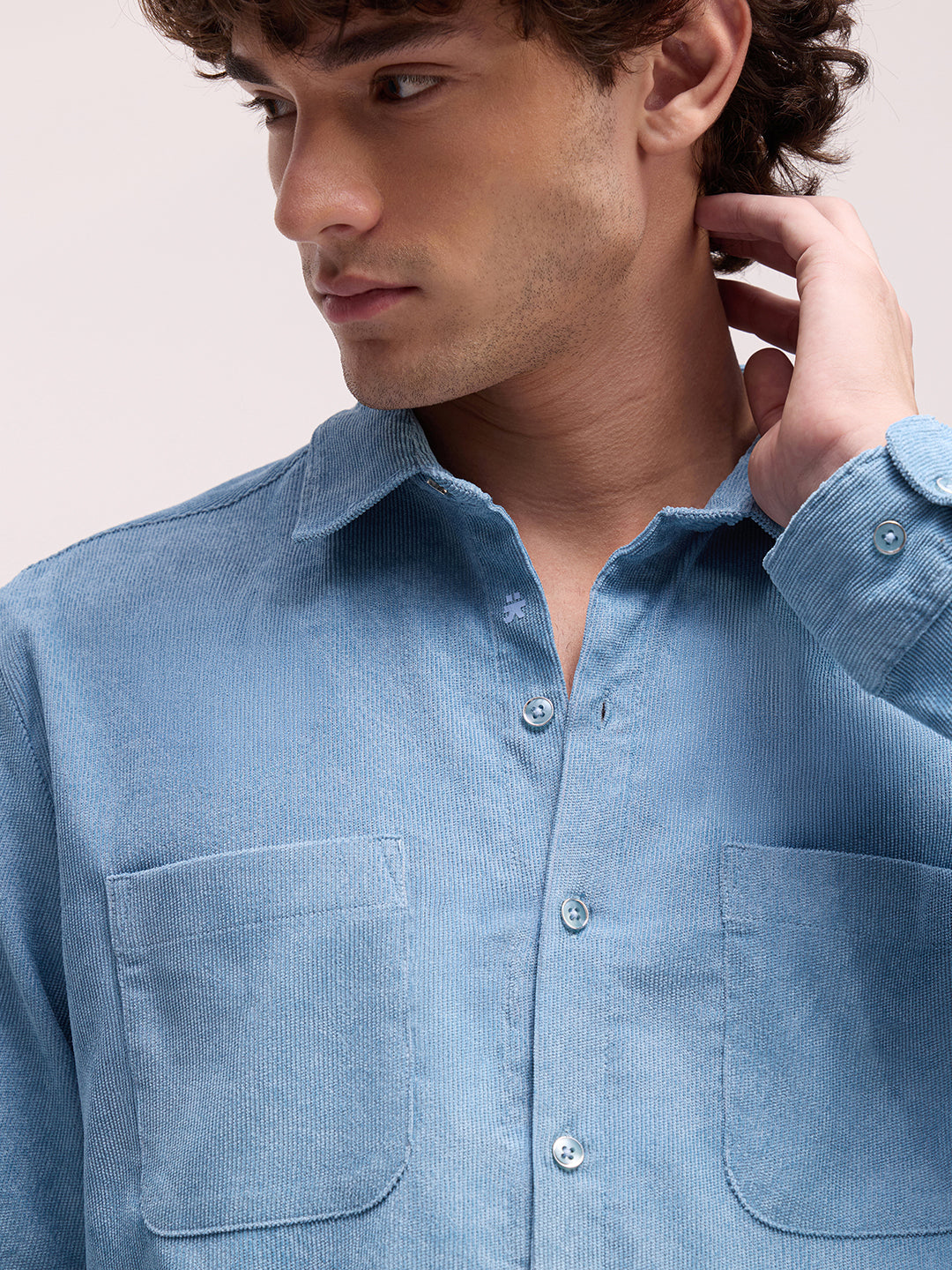 Men's Cordrouy Regular Fit Shirt