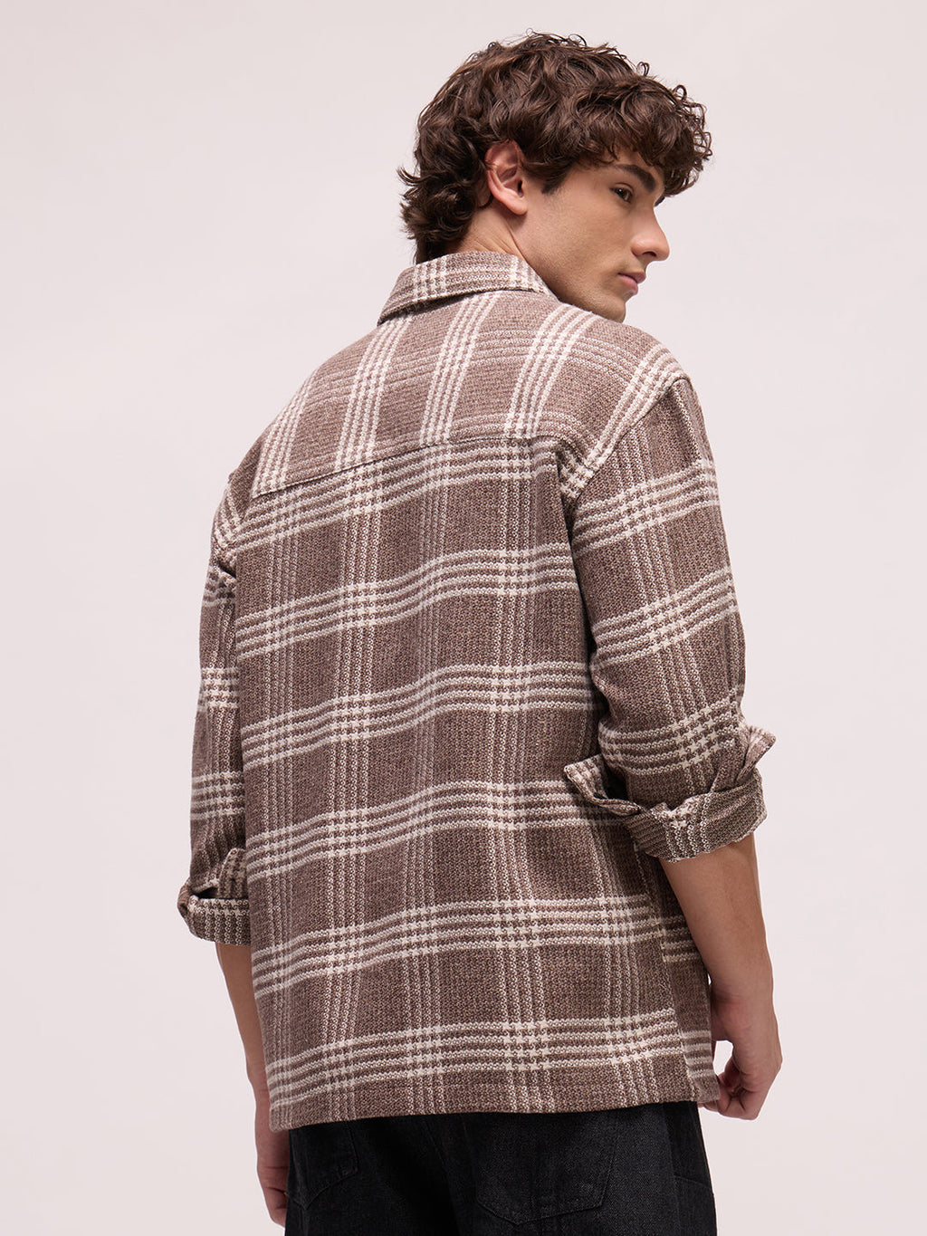 Men's Yarn Dyed Checks Relaxed Fit Shirt