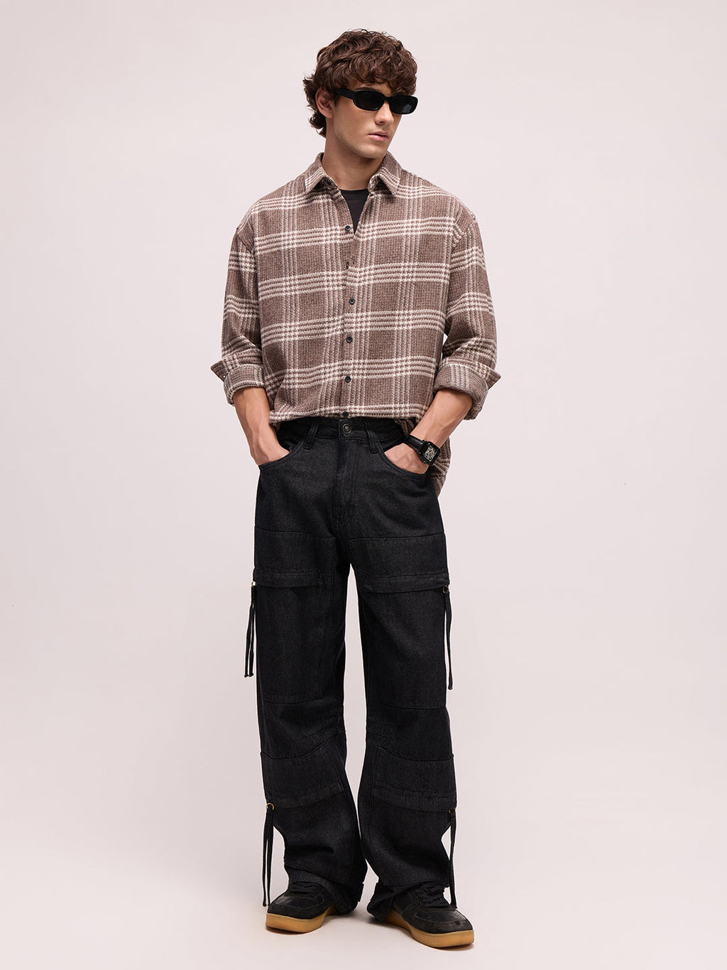 Men's Yarn Dyed Checks Relaxed Fit Shirt