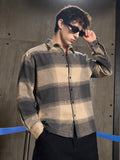 Men's Yarn Dyed Checks Oversized Fit Shirt