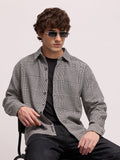 Men's Yarn Dyed Checks Oversized Fit Shirt