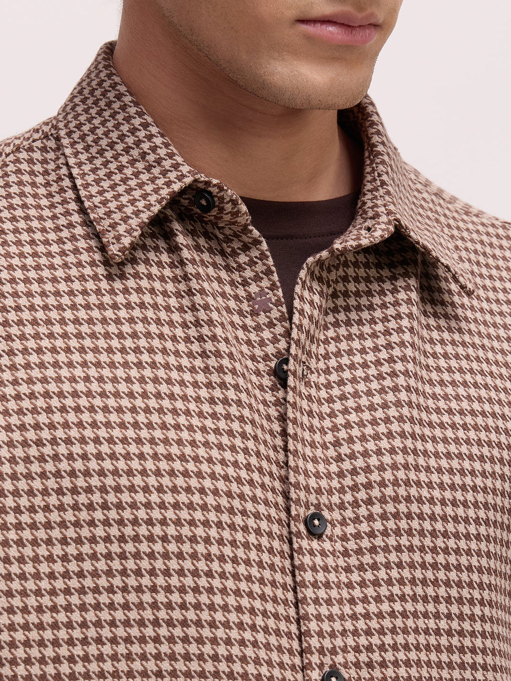 Men's Yarn Dyed Checks Oversized Fit Shirt