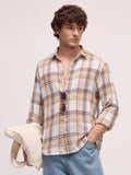 Men's Yarn Dyed Checks Regular Fit Shirt
