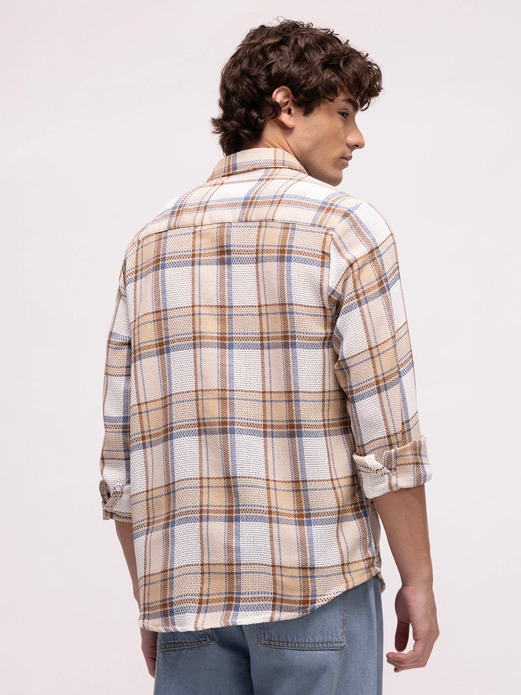 Men's Yarn Dyed Checks Regular Fit Shirt