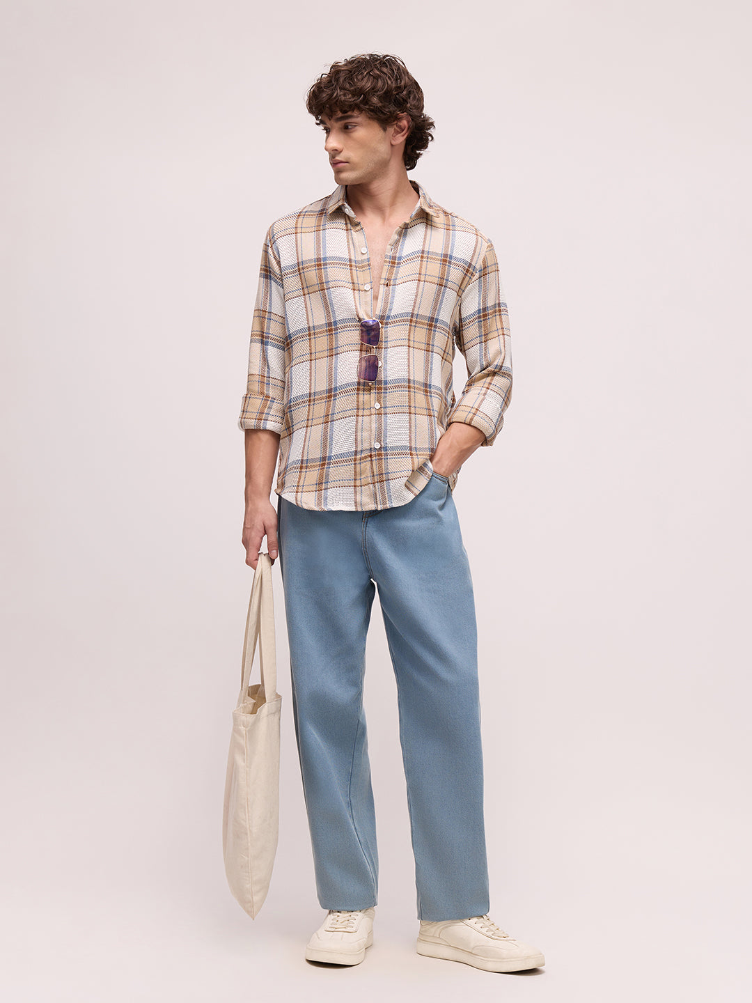 Men's Yarn Dyed Checks Regular Fit Shirt