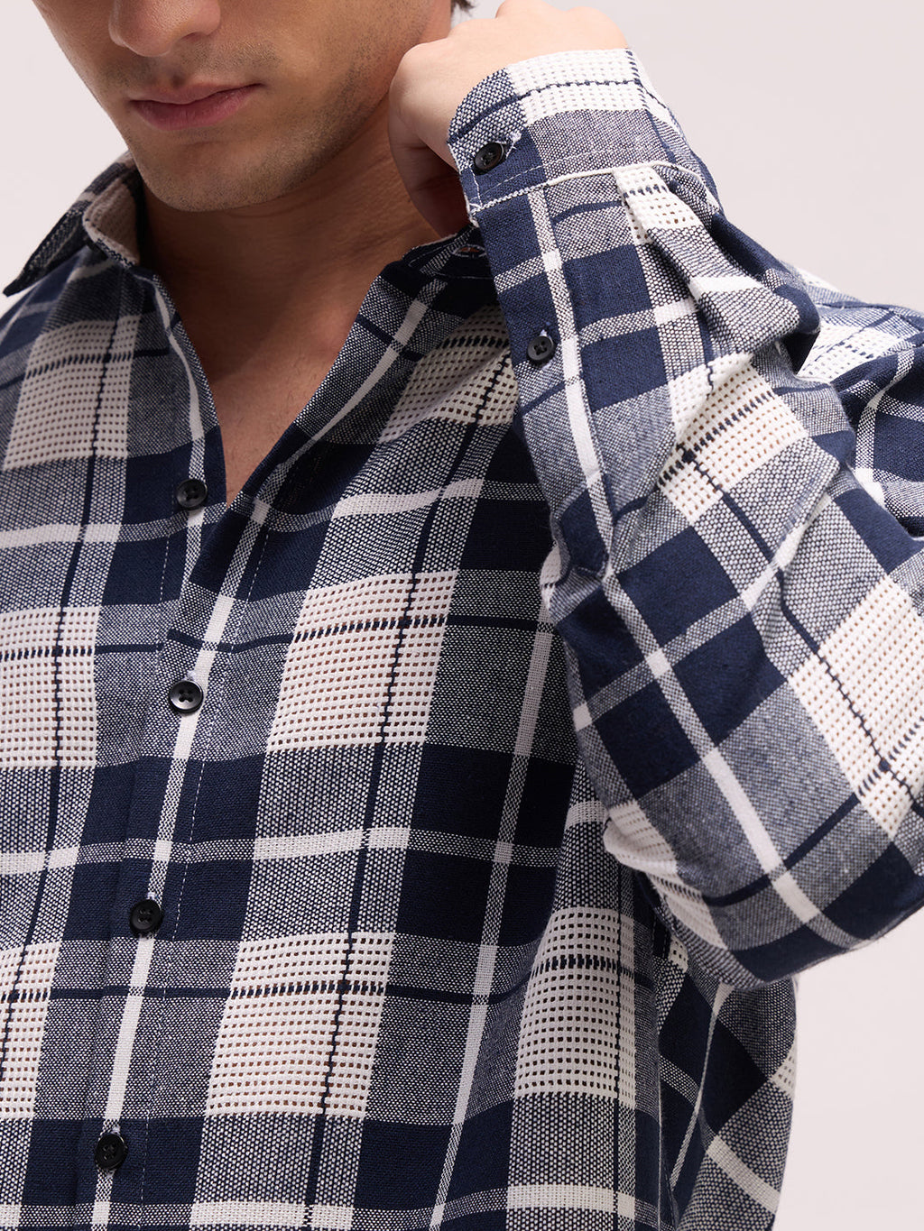 Men's Yarn Dyed Checks Regular Fit Shirt