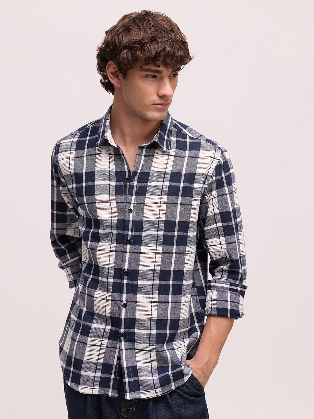 Men's Yarn Dyed Checks Regular Fit Shirt