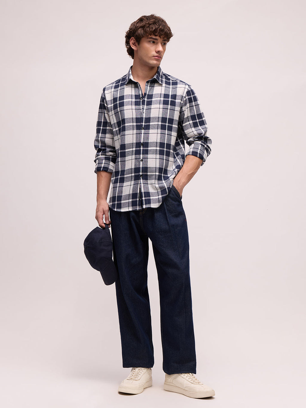 Men's Yarn Dyed Checks Regular Fit Shirt