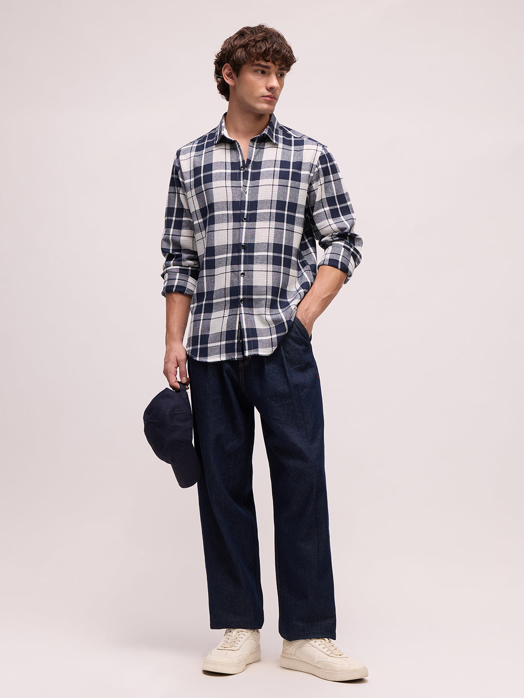 Men's Yarn Dyed Checks Regular Fit Shirt