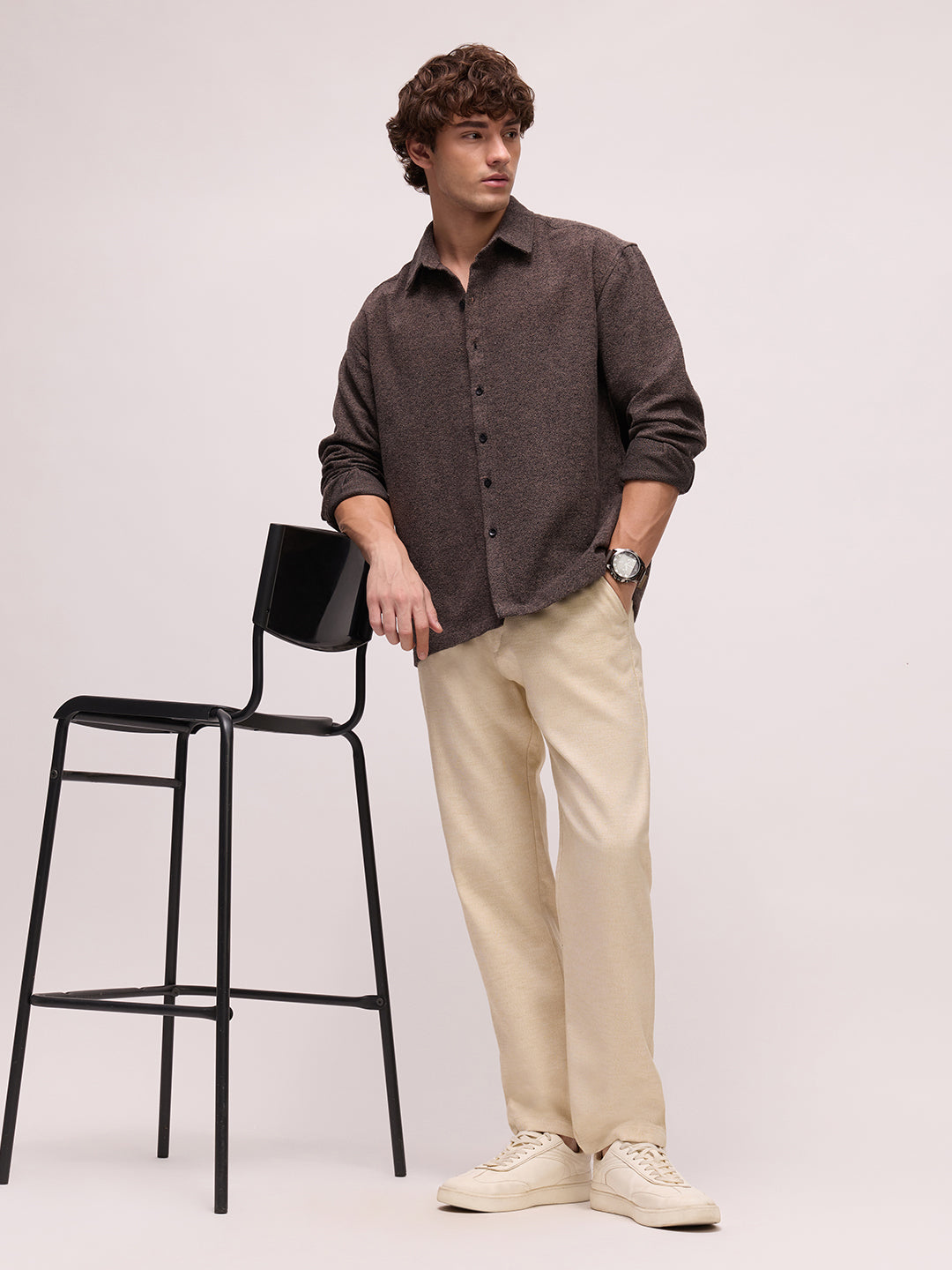 Men's Plain Grindle Regular Fit Shirt