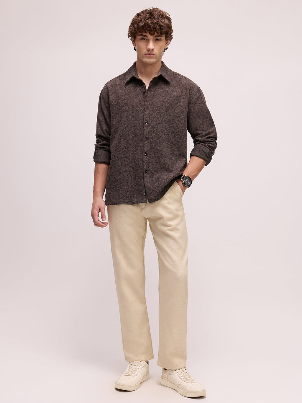Men's Plain Grindle Regular Fit Shirt