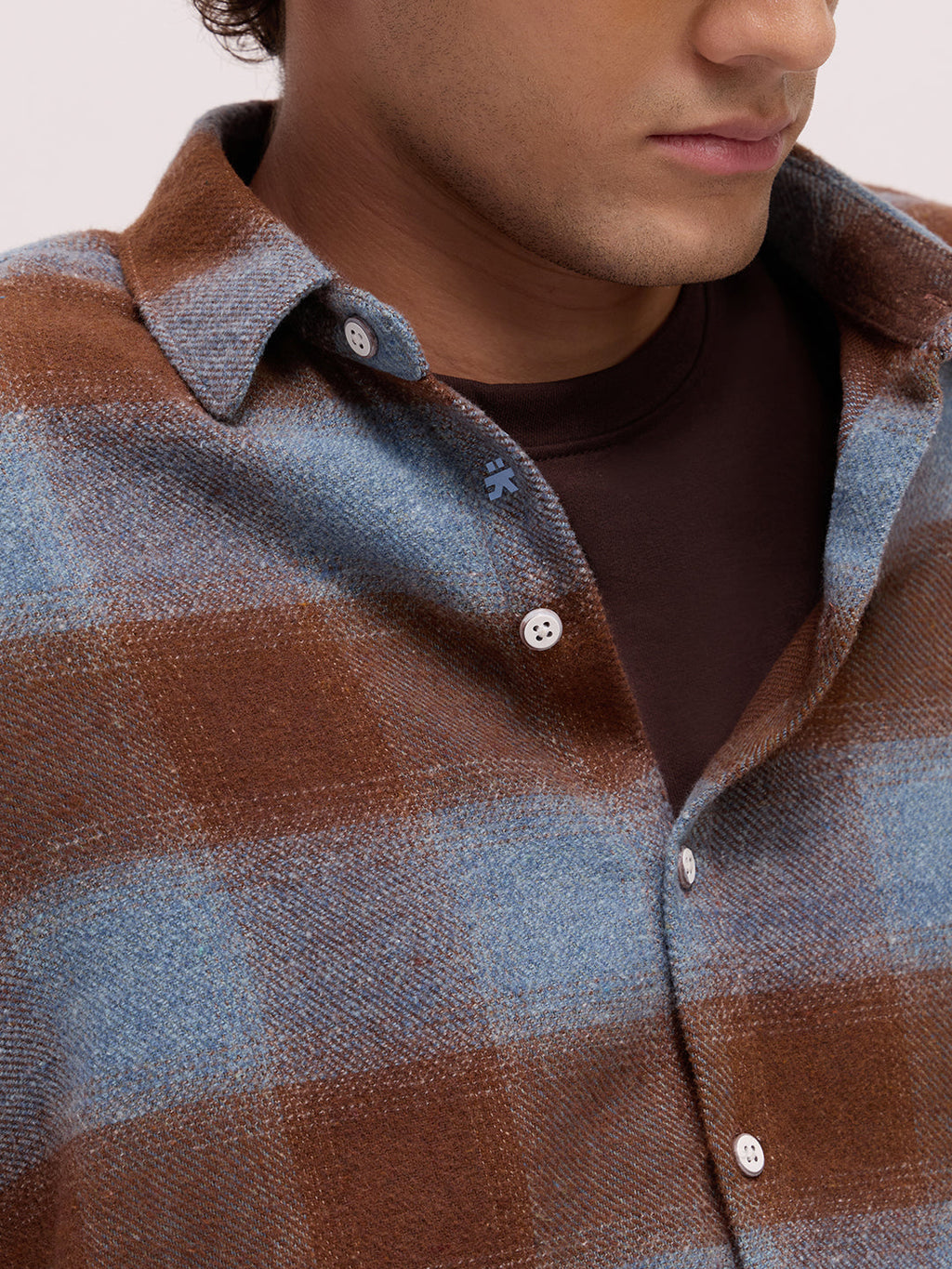 Men's Yarn Dyed Checks Relaxed Fit Shirt
