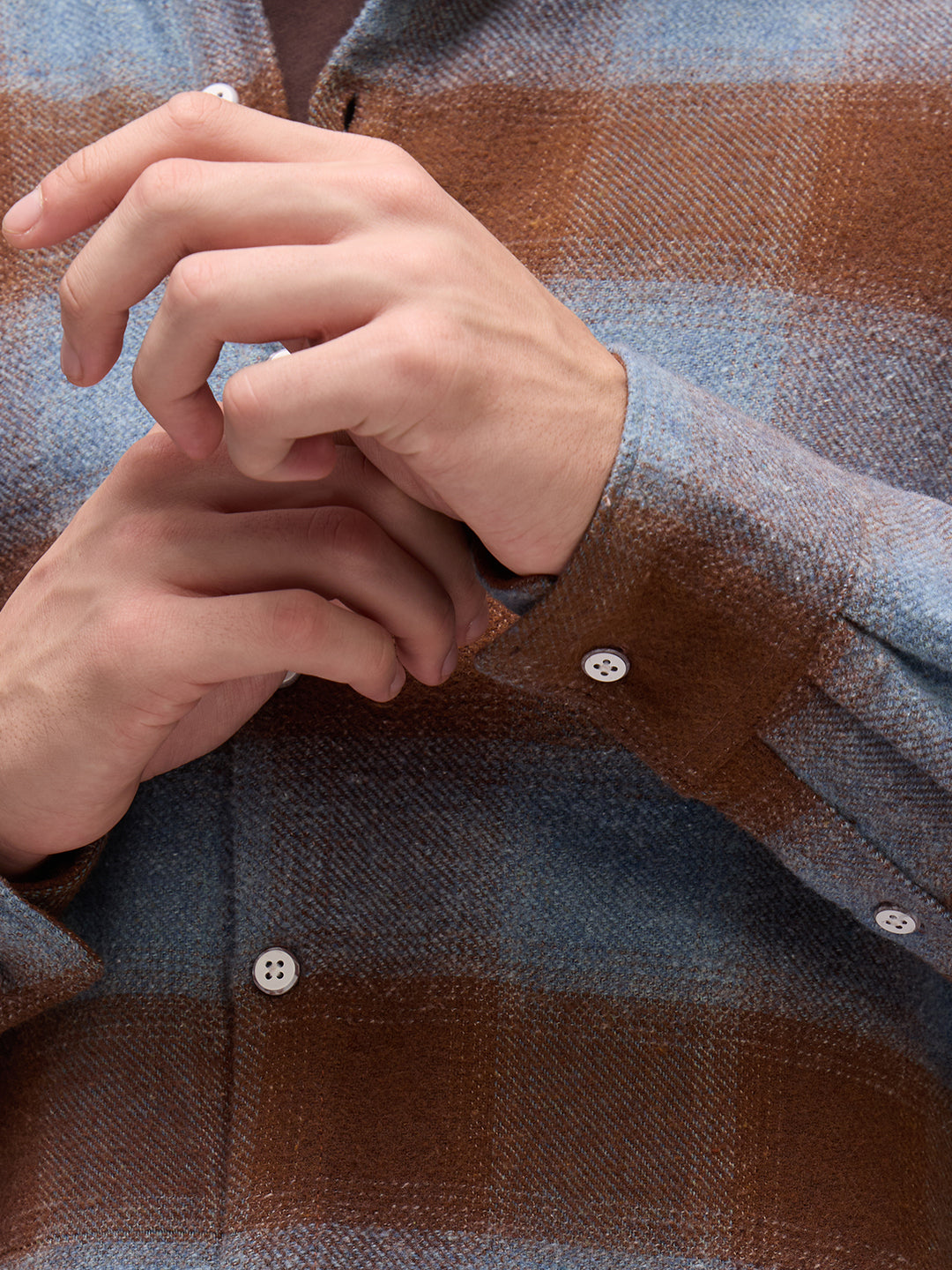 Men's Yarn Dyed Checks Relaxed Fit Shirt