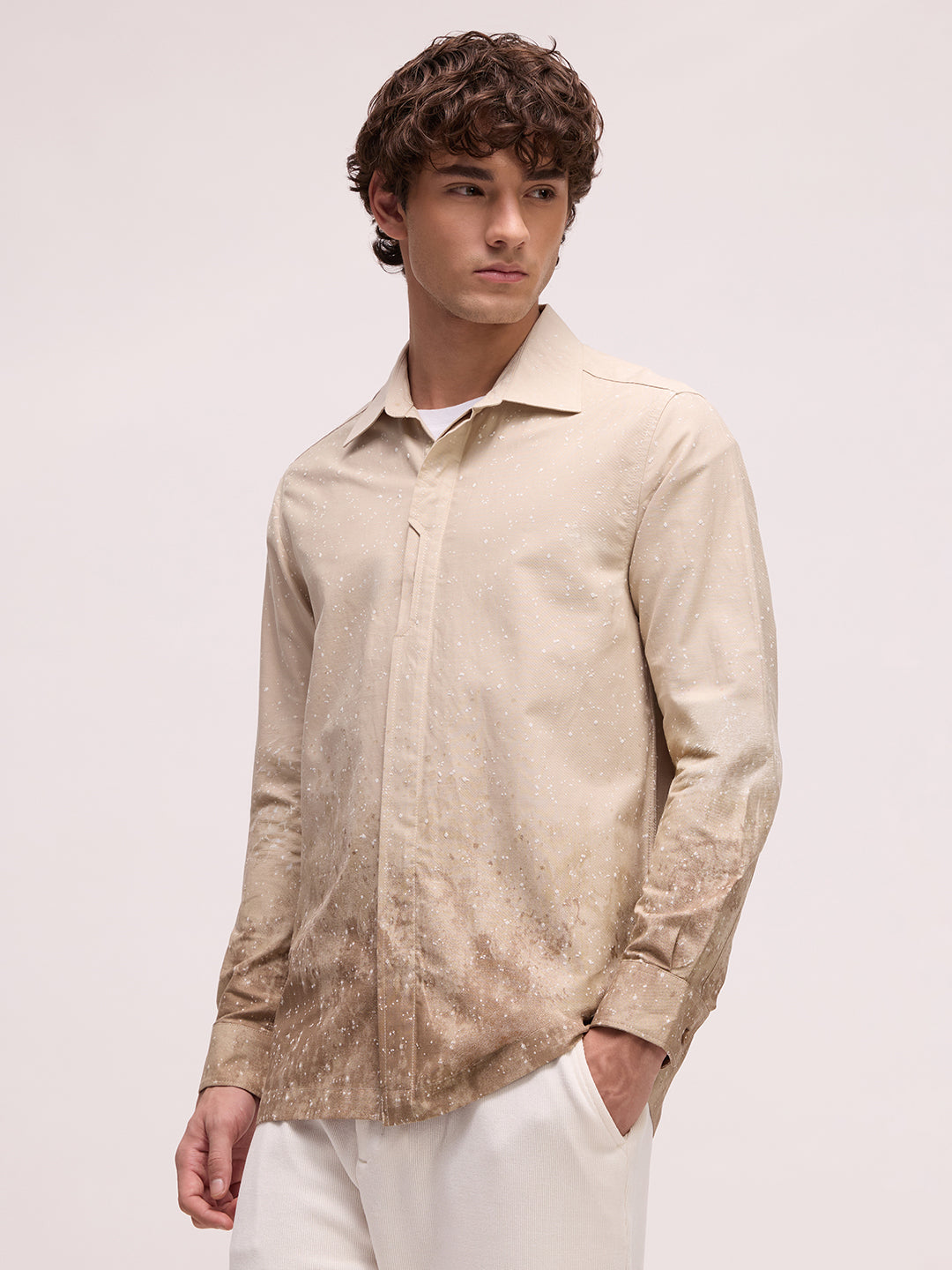 Men's All Over Print Regular Fit Shirt