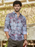 Men's Shirt Viscose All Over Print