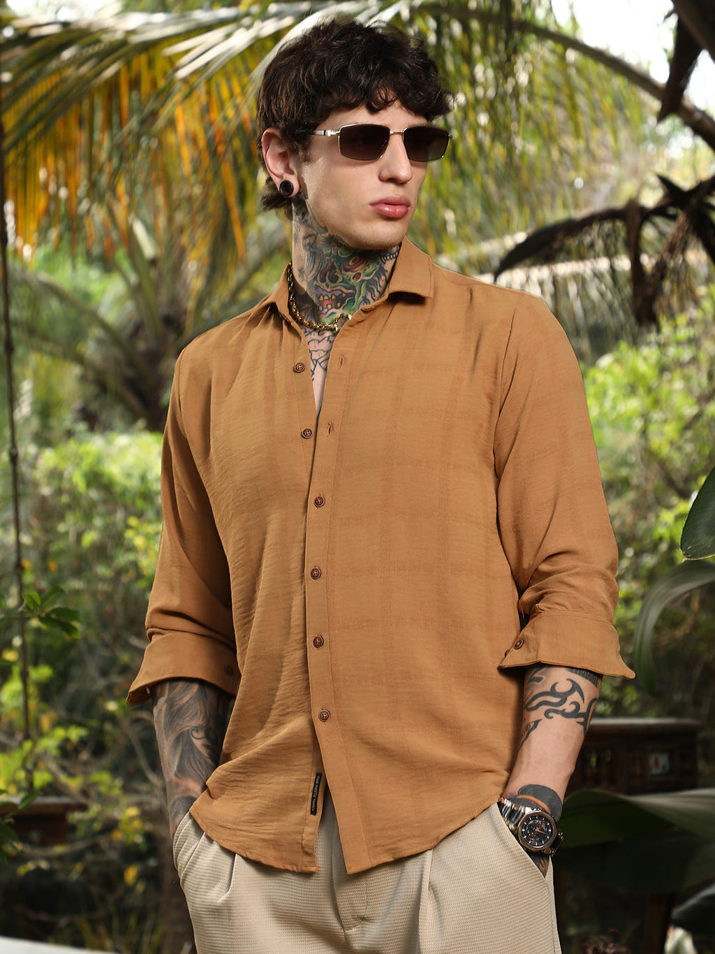 Graph-Texture Shirt