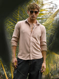 Ribbed-Rope Tactile Shirt