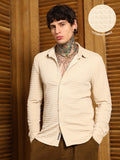Cube-Textured Shirt