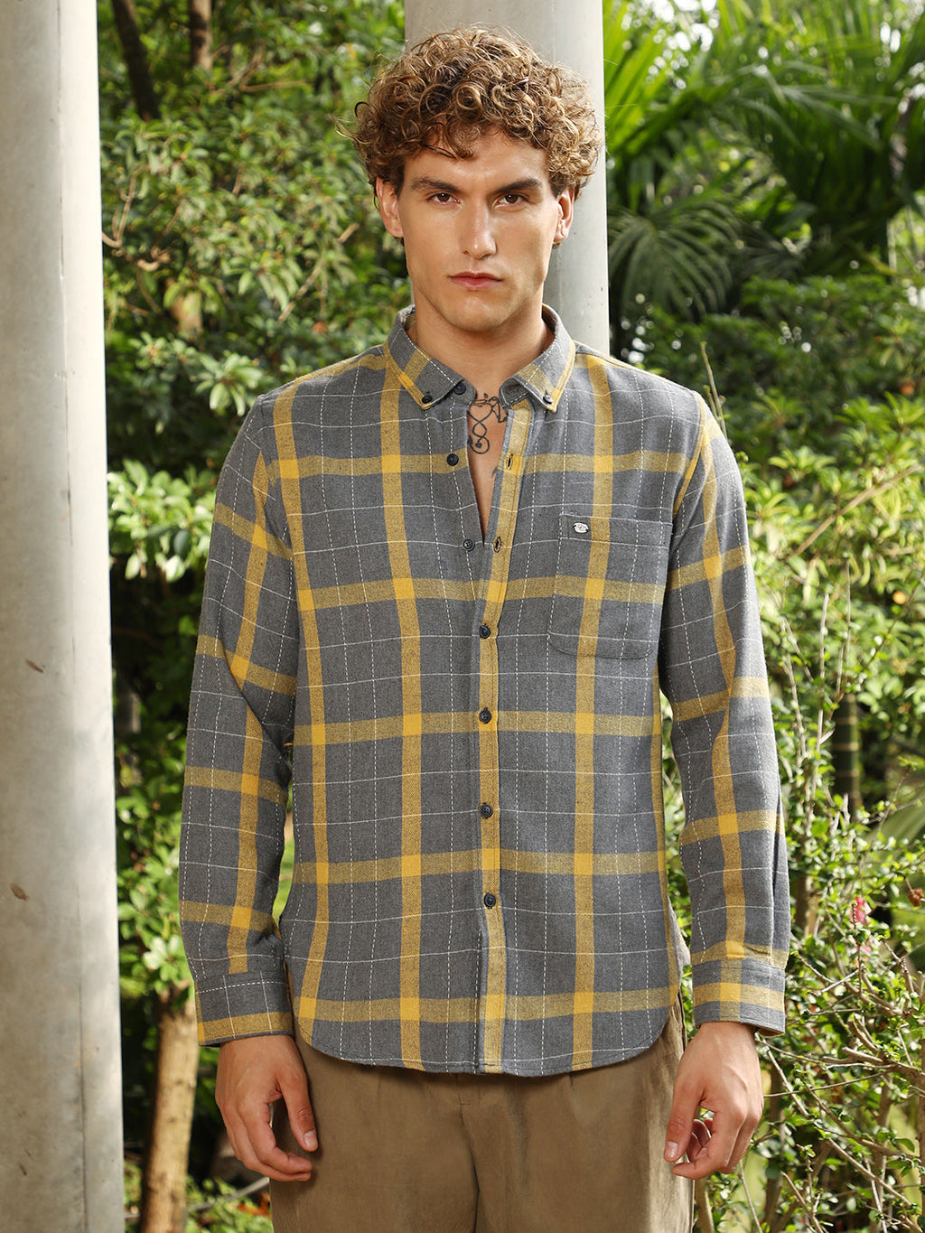 Bi-Check Regular Shirt