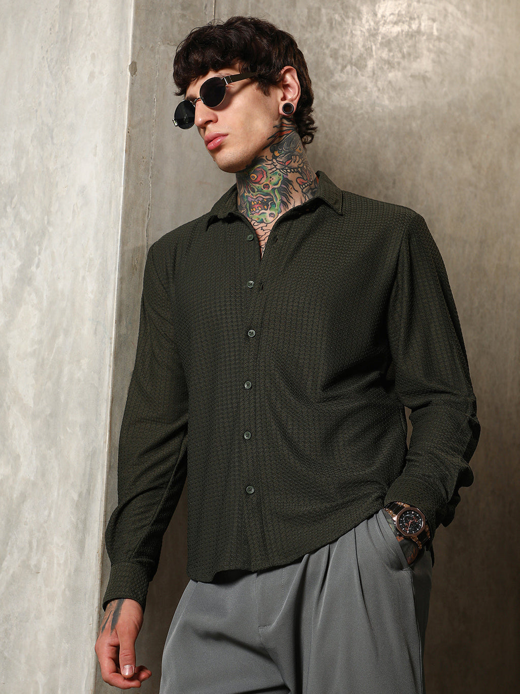 Gridveil-Tactile Shirt