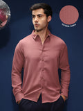 Solid-Woven Regular Shirt
