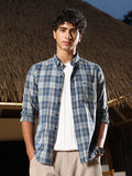 Button-Down Plaid Regular Shirt