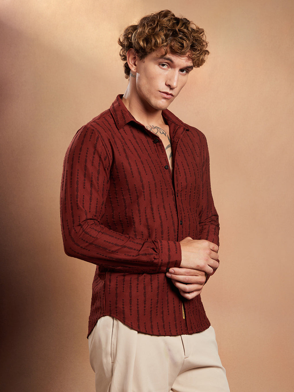 Tassel-Weave Shirt