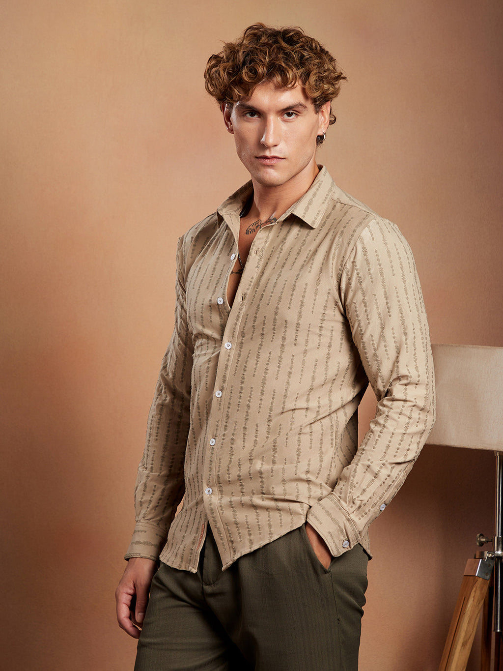 Tassel-Weave Shirt