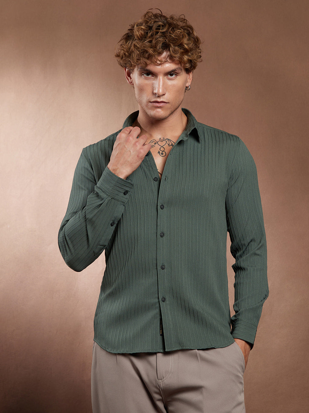 Pinstripe-Tactile Shirt