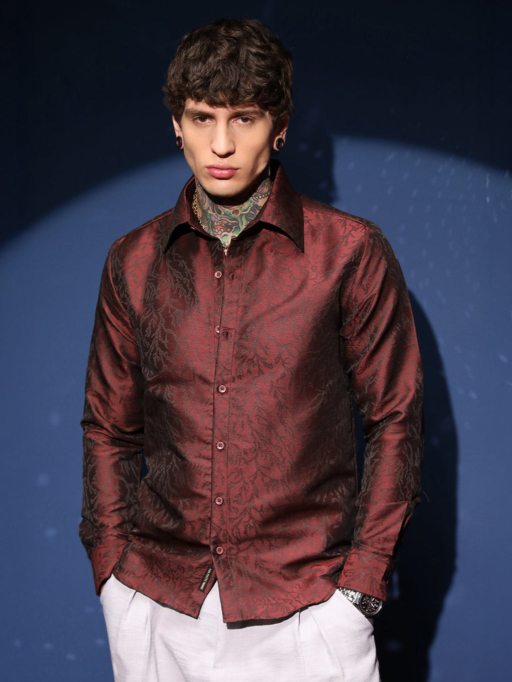 Foliage-Woven Shirt