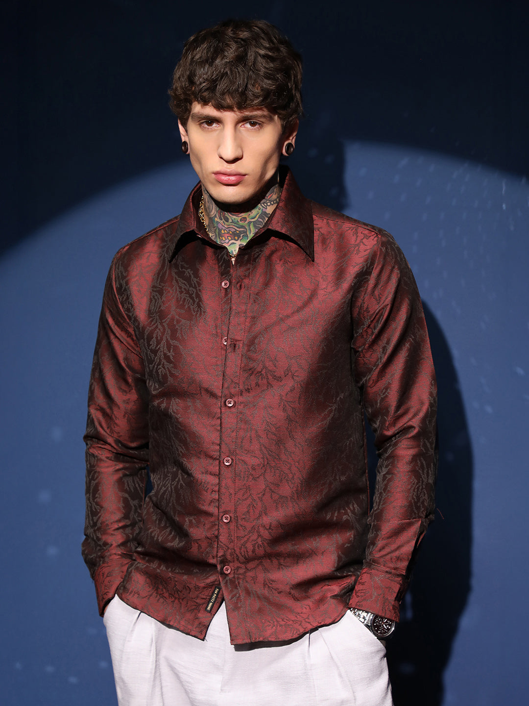 Foliage-Woven Shirt