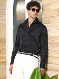 Self-Flora Jacquard Shirt